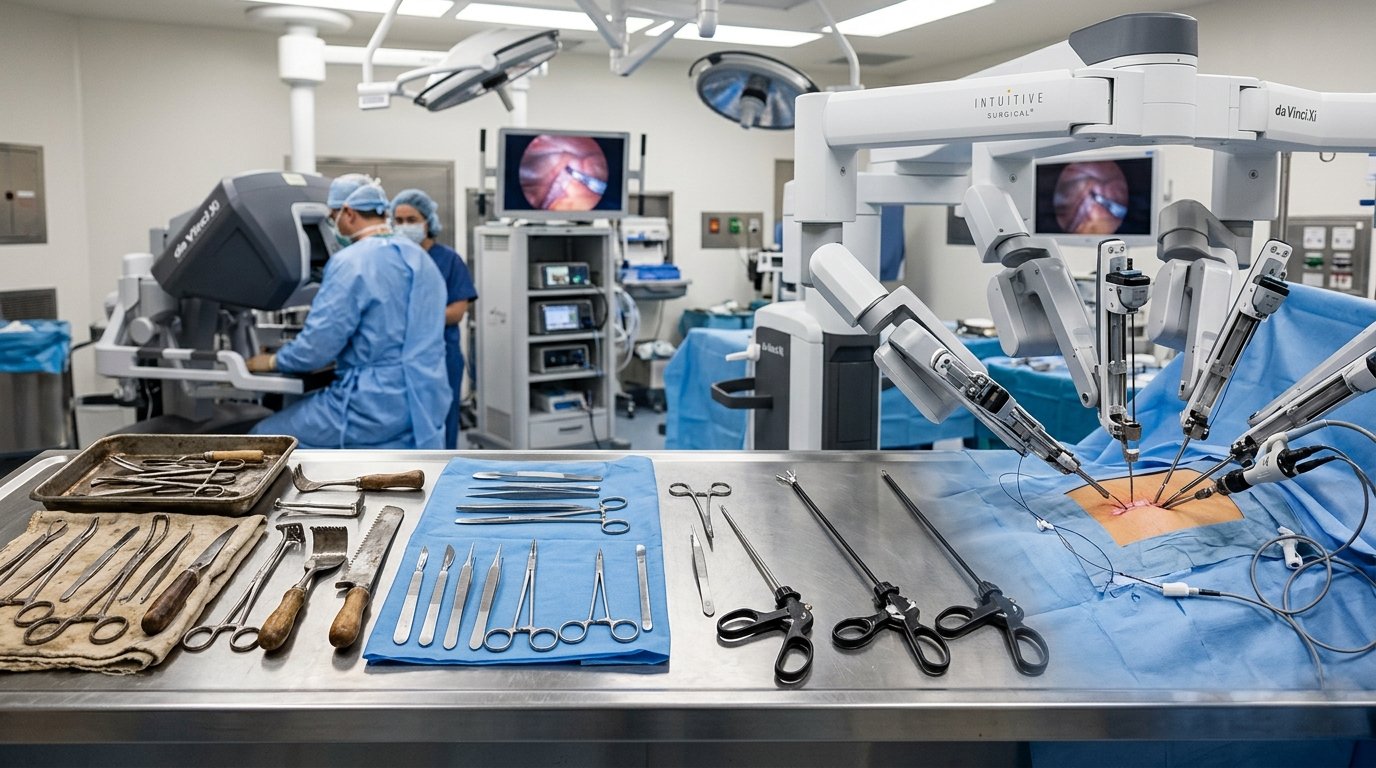 Old Medical Updates: The Evolution of Surgical Techniques Over 50 Years guide by Kartikeyan Sahani, Healthy Spin Journal